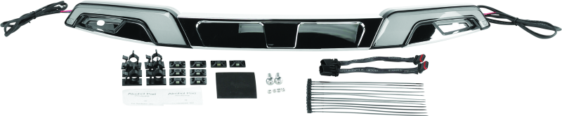 Kuryakyn #2948 - Tracer Windshield Trim 14-Up FLH Models Chrome