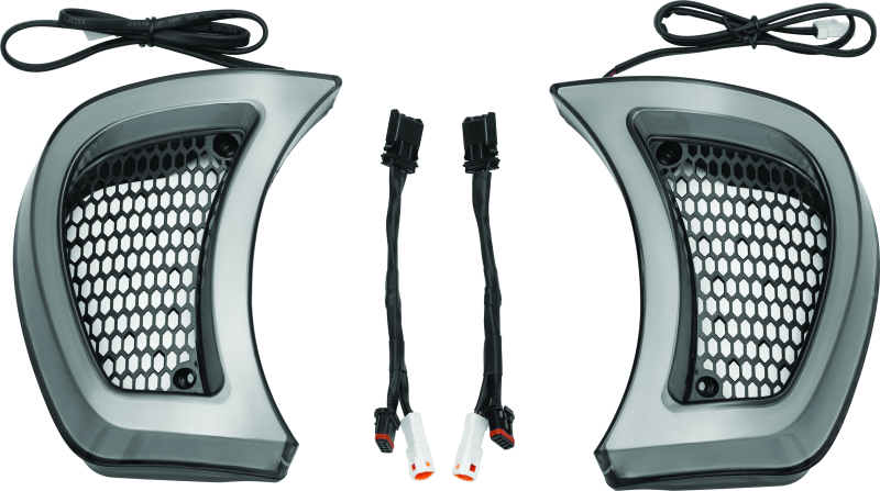 Kuryakyn #2947 - Tracer Headlight Vent Accents Road Glide