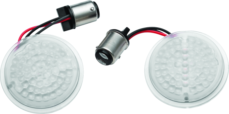 Kuryakyn #2934 - Luminez L.E.D. Front Turn Signal Insert 1157 Amber