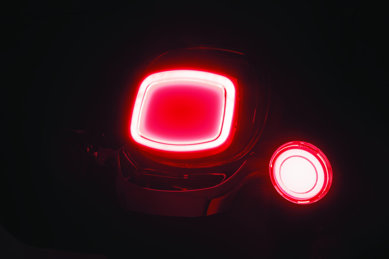 Kuryakyn #2912 - Tracer LED Taillight Red Lens Without License Light