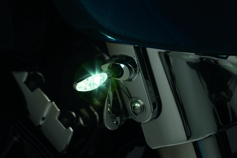 Kuryakyn #2846 - Kuryakyn Front Turn Signal Mounts Chrome