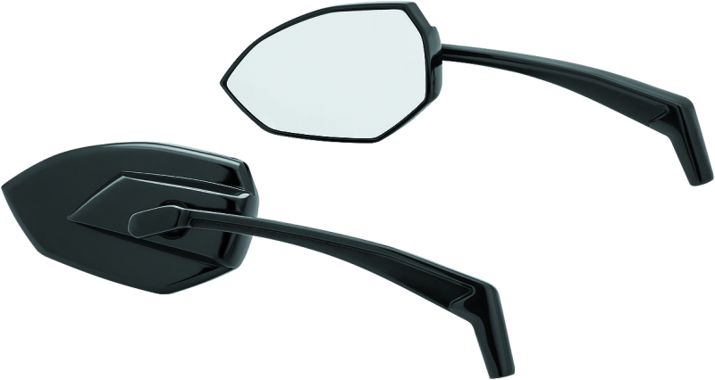 Kuryakyn #1963 - Phantom Mirrors Gloss Black