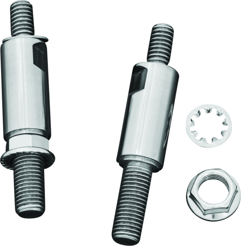 Kuryakyn #1713 - Raised Mirror Adaptors Metric Models (Excluding Yamaha) Chrome