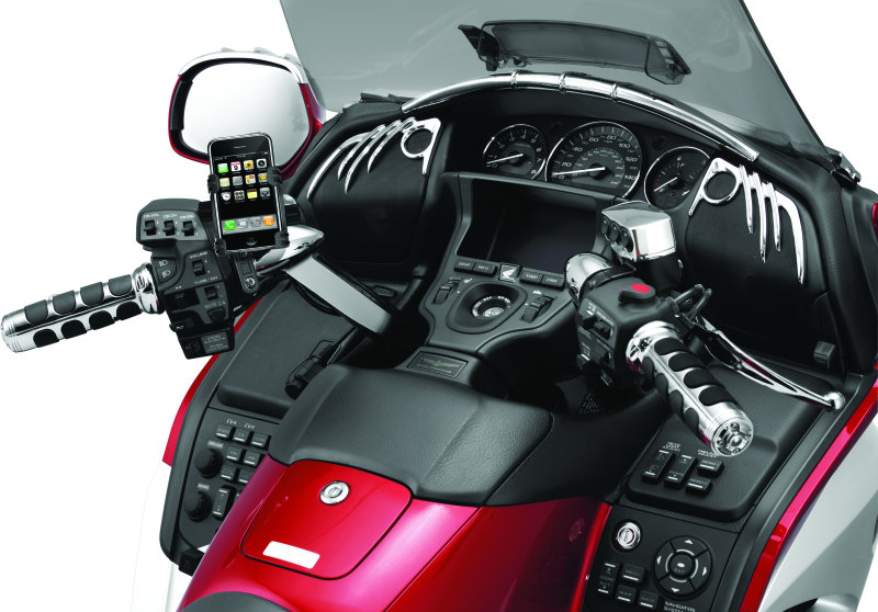 Kuryakyn #1698 - Tech Connect Perch Mount Black Standard