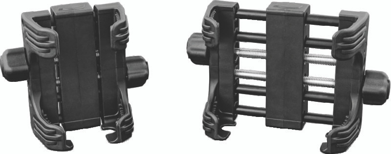 Kuryakyn #1694 - Tech Connect Device Holder Large 3-5/8 to 6 inches Wide Black
