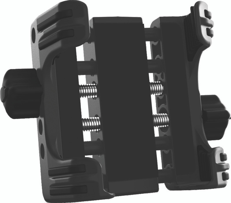 Kuryakyn #1693 - Tech Connect Device Holder Standard 1-5/8 to 3-5/8 inches Wide Black