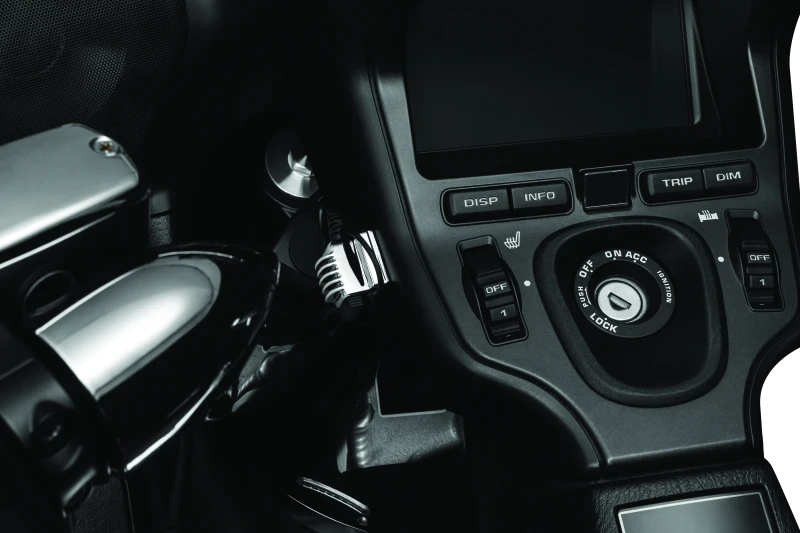 Kuryakyn #1688 - USB Power Port Universal Charger Chrome