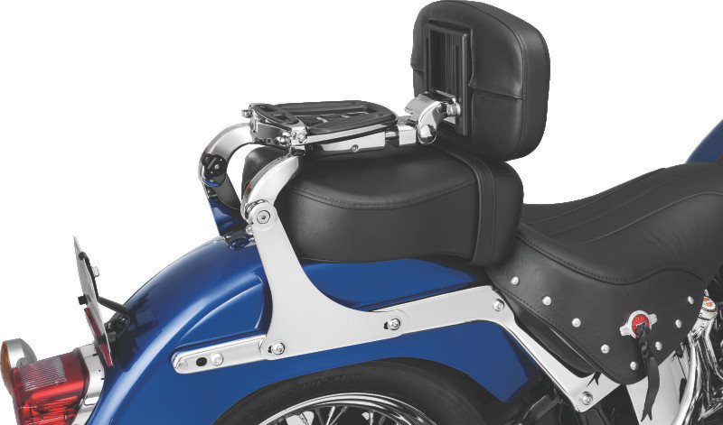 Kuryakyn #1667 - Fixed Mounts For Multi-Purpose Backrest Chrome