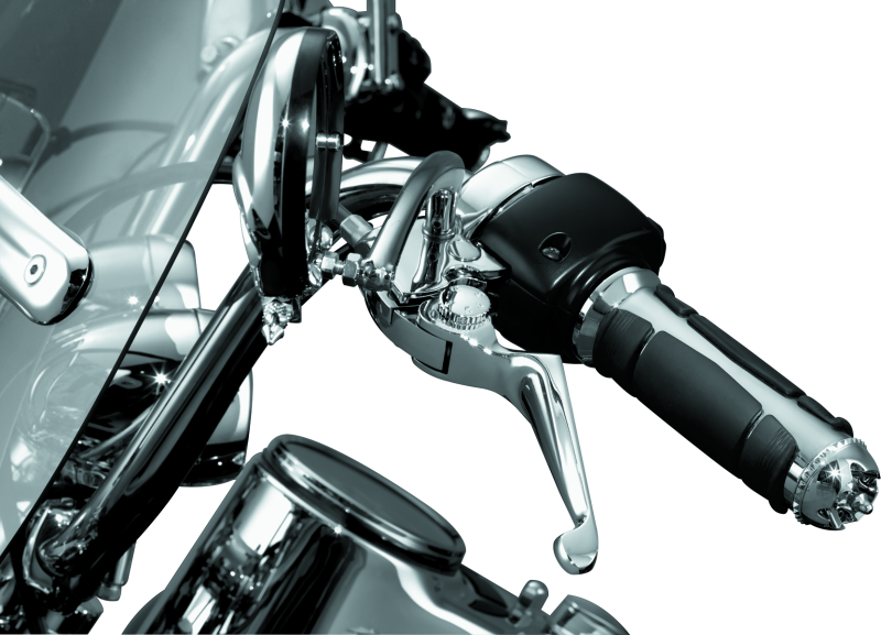 Kuryakyn #1080 - Boss Blades With Adjustable Clutch 96-Up Cable Chrome