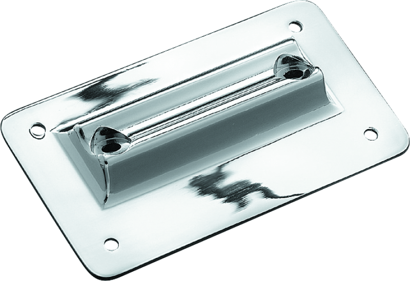 Kuryakyn #113 - Laydown License Plate Holder 97-08 Touring Chrome