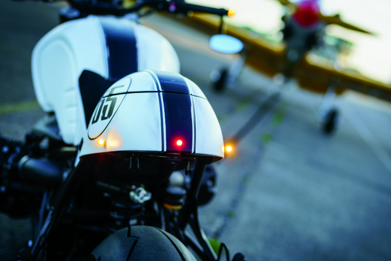 Kuryakyn #2570 - Kellerman Atto Smoke Lens Red Run-Brake Satin Black