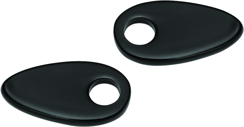 Kuryakyn #2578 - Fender Strut Cover Plates Gloss Black