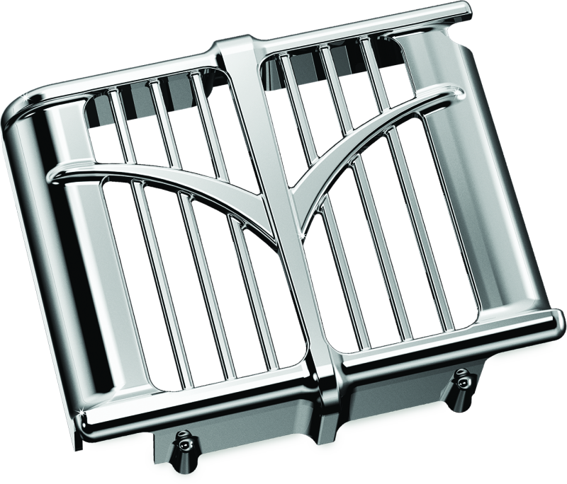 Kuryakyn #5640 - Oil Cooler Cover 14-23 Indian Models Chrome