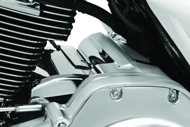 Kuryakyn #6415 - Precision Transmission Top Cover 17-Up Touring Models Chrome