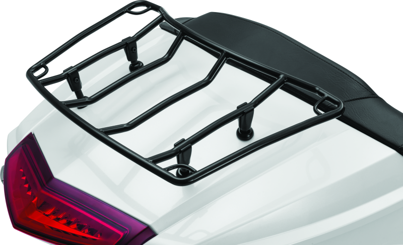 Kuryakyn #7149 - Trunk Luggage Rack Adjustable Gloss Black