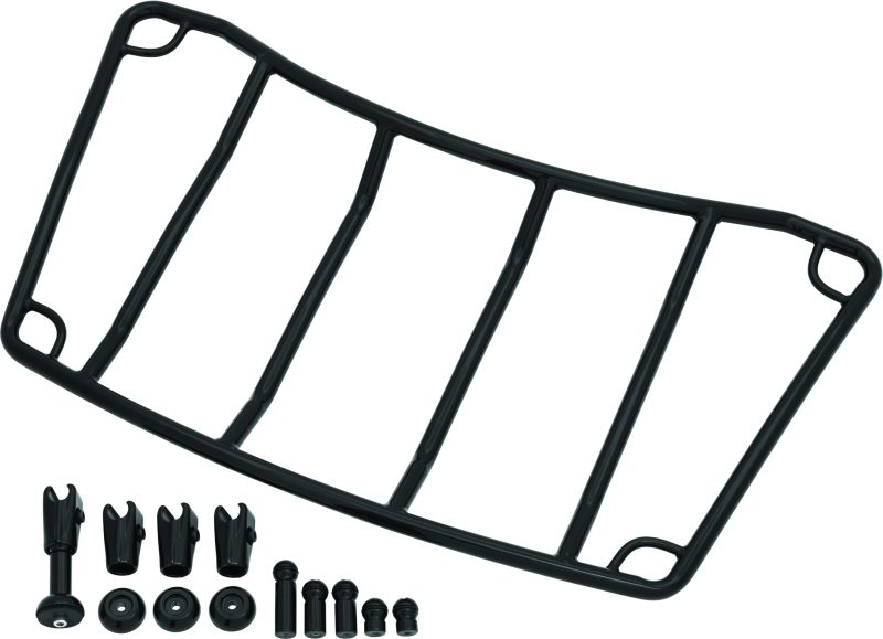 Kuryakyn #7149 - Trunk Luggage Rack Adjustable Gloss Black