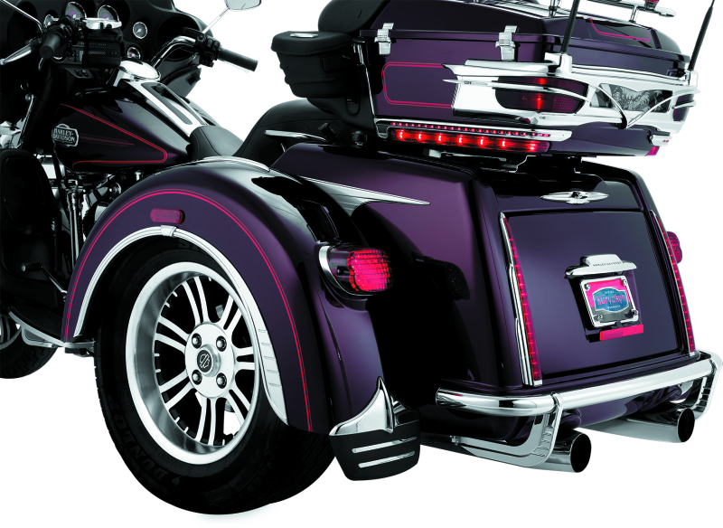 Kuryakyn #7223 - Rear Bumper Accents For Trikes Chrome