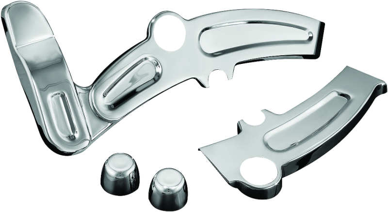 Kuryakyn #7773 - Boomerang Frame Covers 08-17 Softails Chrome