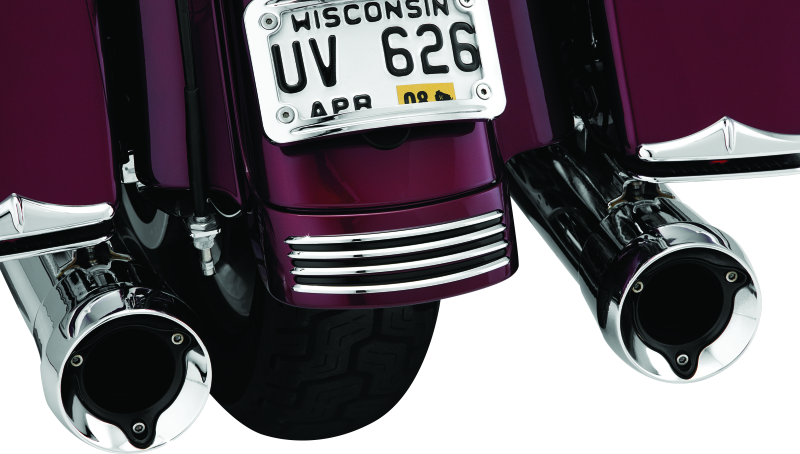 Kuryakyn #7797 - Rear Fender Accents FLHX & FLTR Models Chrome