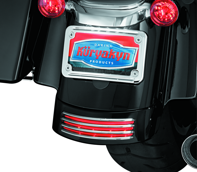 Kuryakyn #7797 - Rear Fender Accents FLHX & FLTR Models Chrome