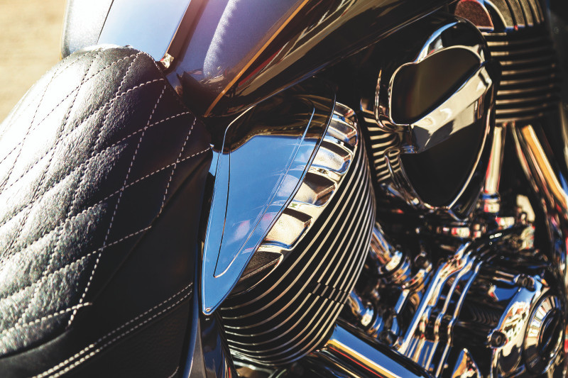 Kuryakyn #7181 - Saddle Shields Heat Deflectors 14-Up Indian Models(excluding Scout) Smoke