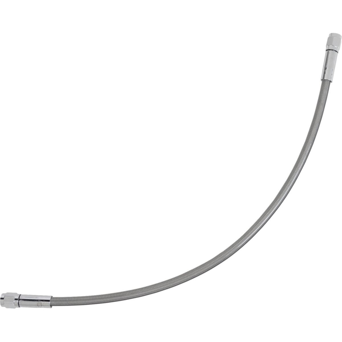 Magnum Shielding #SSC0500-15 - Universal XR Brake Line - 15" - Black w/ Chrome Fittings