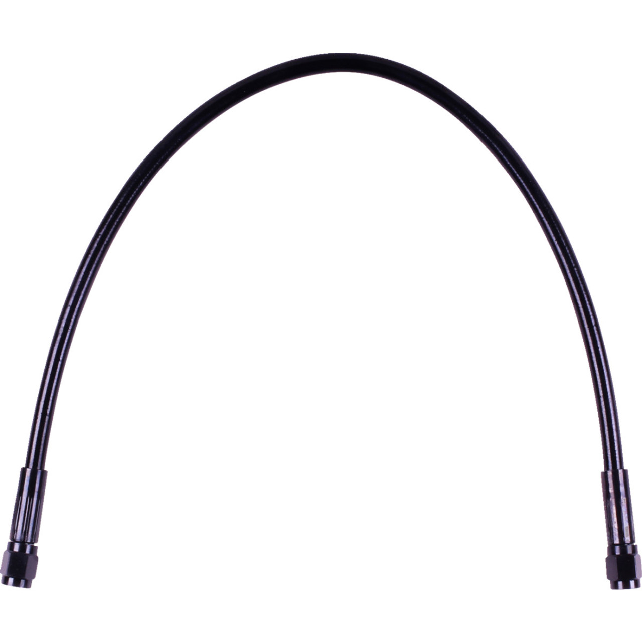 Magnum Shielding #SBB0500-15 - Universal XR Brake Line - 15" - Black w/ Black Fittings