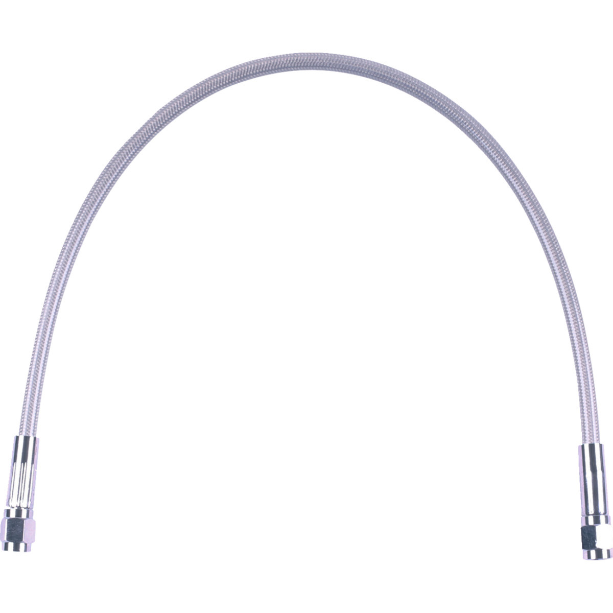 Magnum Shielding #SSC0500-30 - Universal XR Brake Line - 30" - Stainless w/ Chrome Fittings