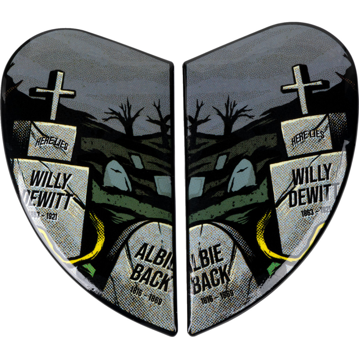 Icon - Airform™ Side Plates - Dead Serious - Black