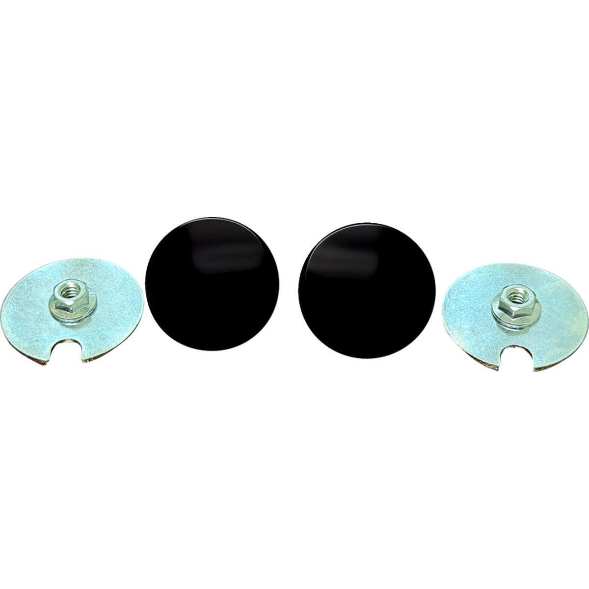 LA Choppers #LA-9001-02M - Fairing Mirror Removal Plug - Matte Black