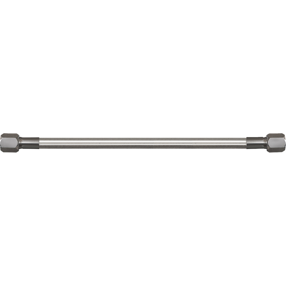 Goodridge #VTOL-008C-CL - Universal Fuel Line - Stainless Steel - 8"
