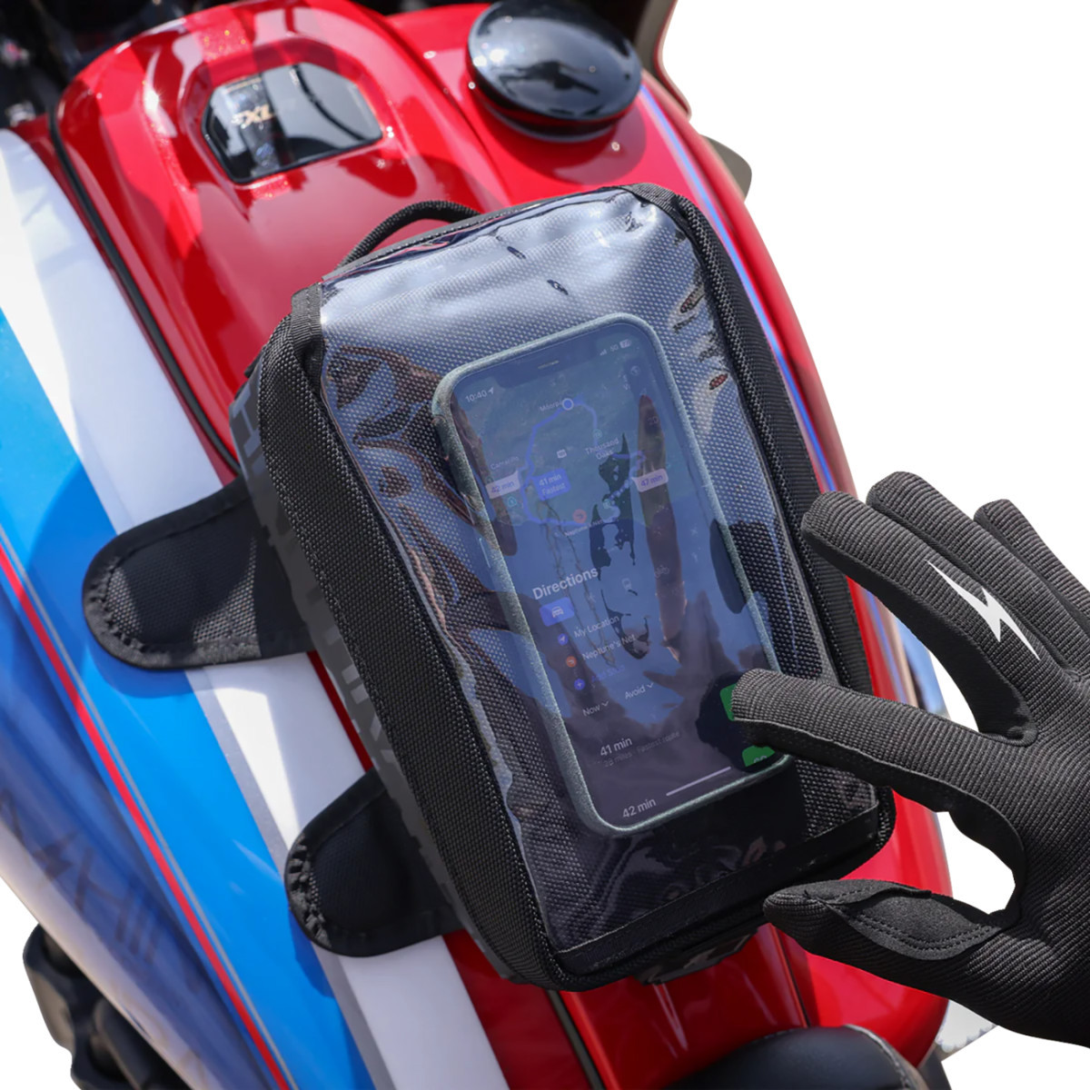 Thrashin Supply CO. #TSB-0017 - Magnetic Tank Bag - 3.5L - Black