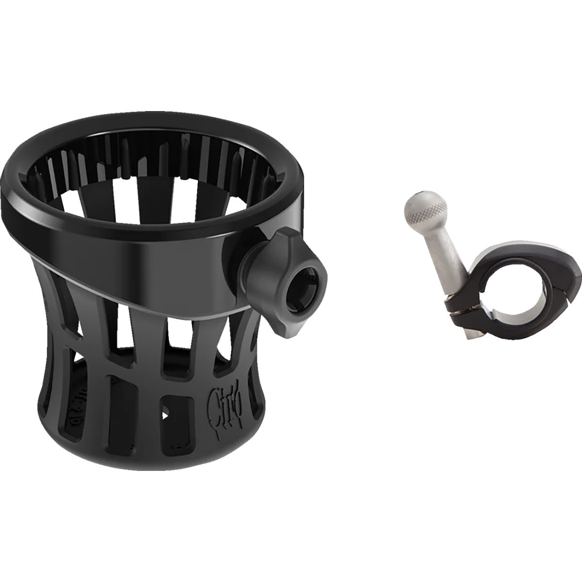 Ciro #55613 - Gen 2 Drink Holder - Black - Black 7/8"/1" Handlebar Mount