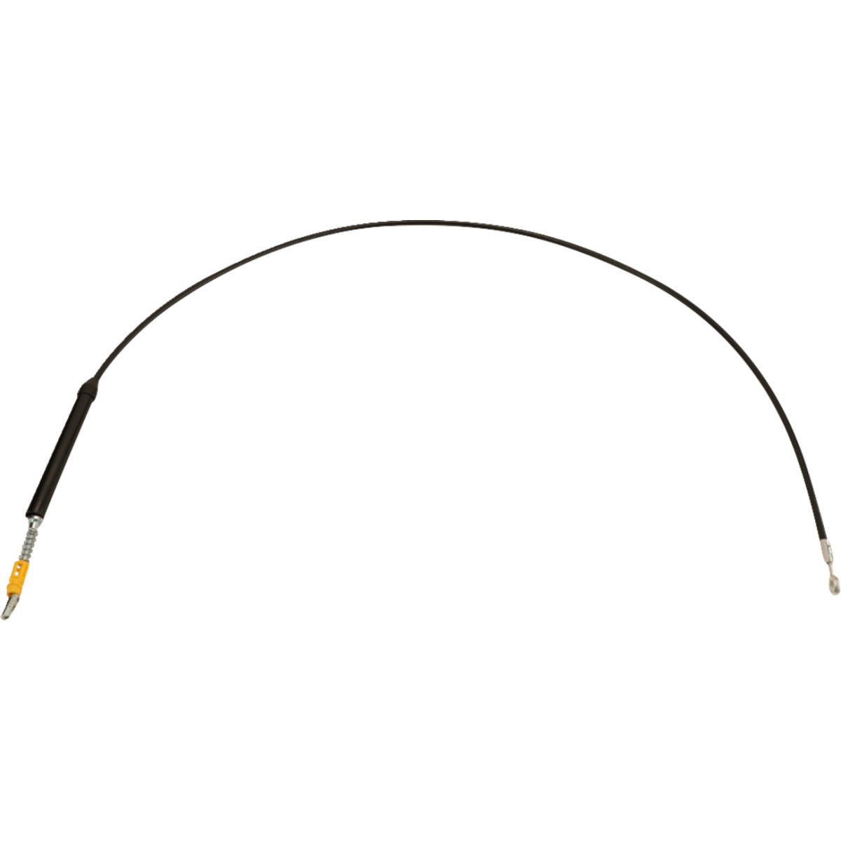 LA Choppers #LA-8059C08B - Black Vinyl Clutch Cable - Stock Ape Hanger Handlebars - '23-'25 CVO/Touring