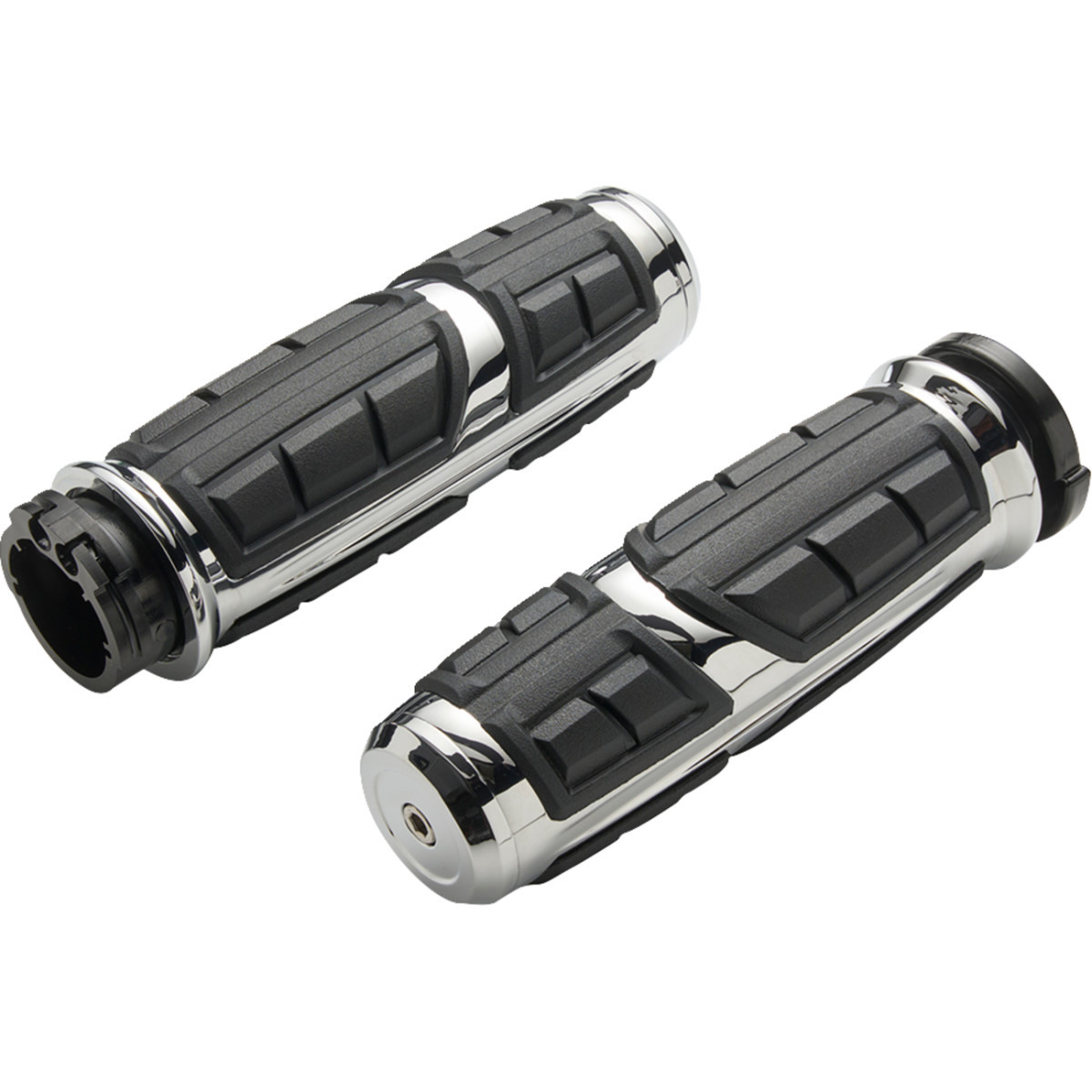 Ciro #54005 - Grips - Chicane™ - Street Glide/Road Glide - Chrome
