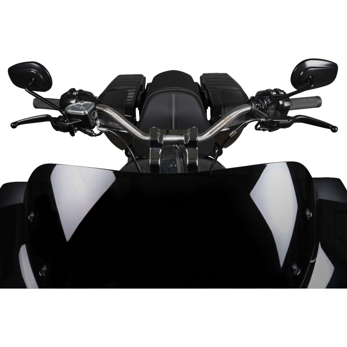 Thrashin Supply CO. #TSC-2714-0 - 1" Handlebar - Mid Bend - Stainless Steel