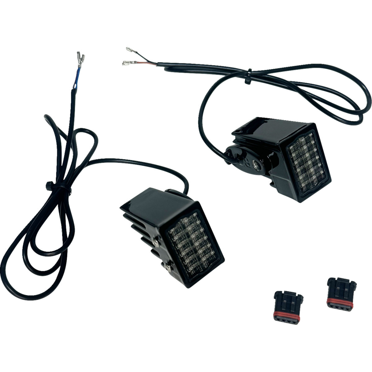 Custom Dynamics #CD-RTS-18ST-B - Rear Strut Mount LED Turn Signals - Black with Smoke Lens