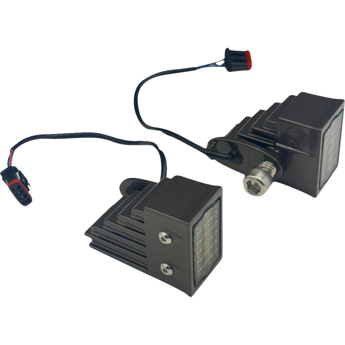 Custom Dynamics #CD-LRST-FTS-D - LED Turn Signals - Front - Dark Bronze