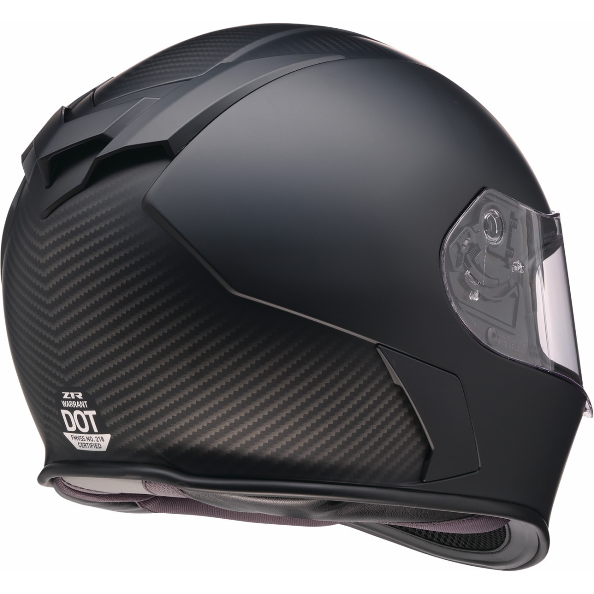 Z1R - Warrant Helmet - Carbon - Black - Small