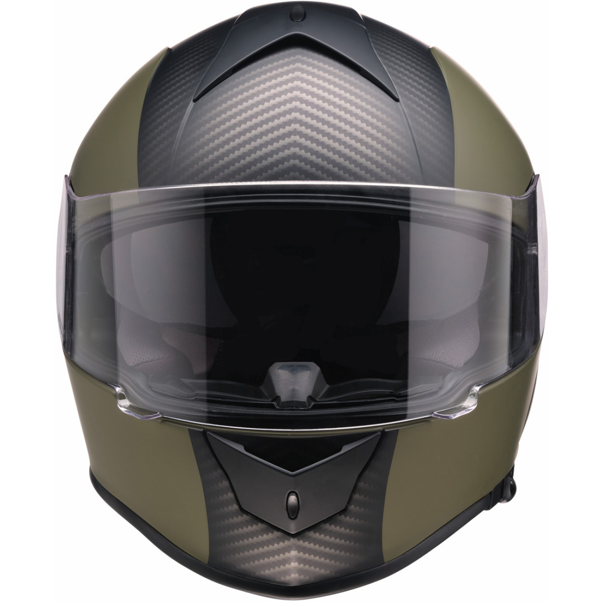 Z1R - Warrant Helmet - Carbon - Green - 2XL