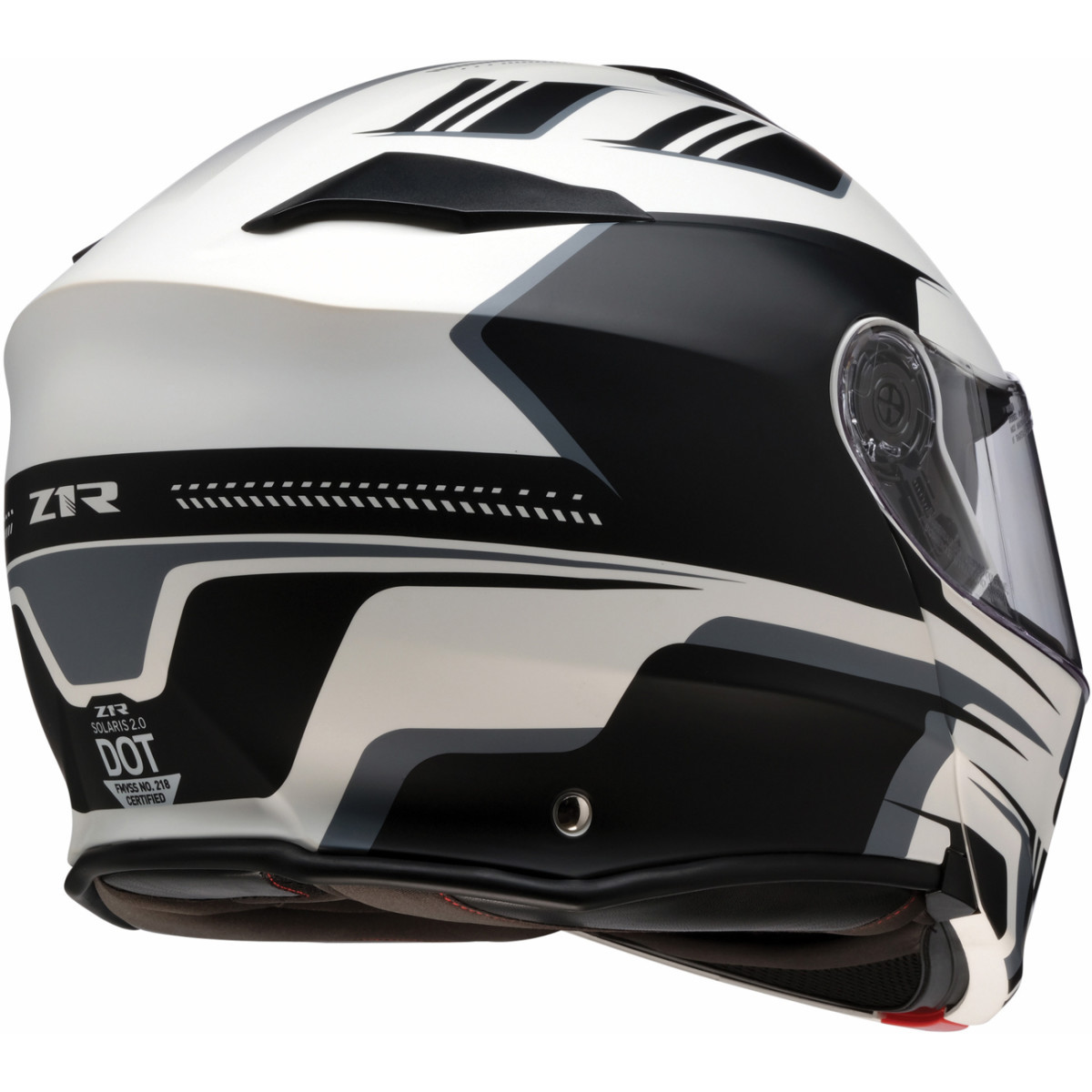 Z1R - Solaris 2.0 Modular Helmet - Slater - White - XS