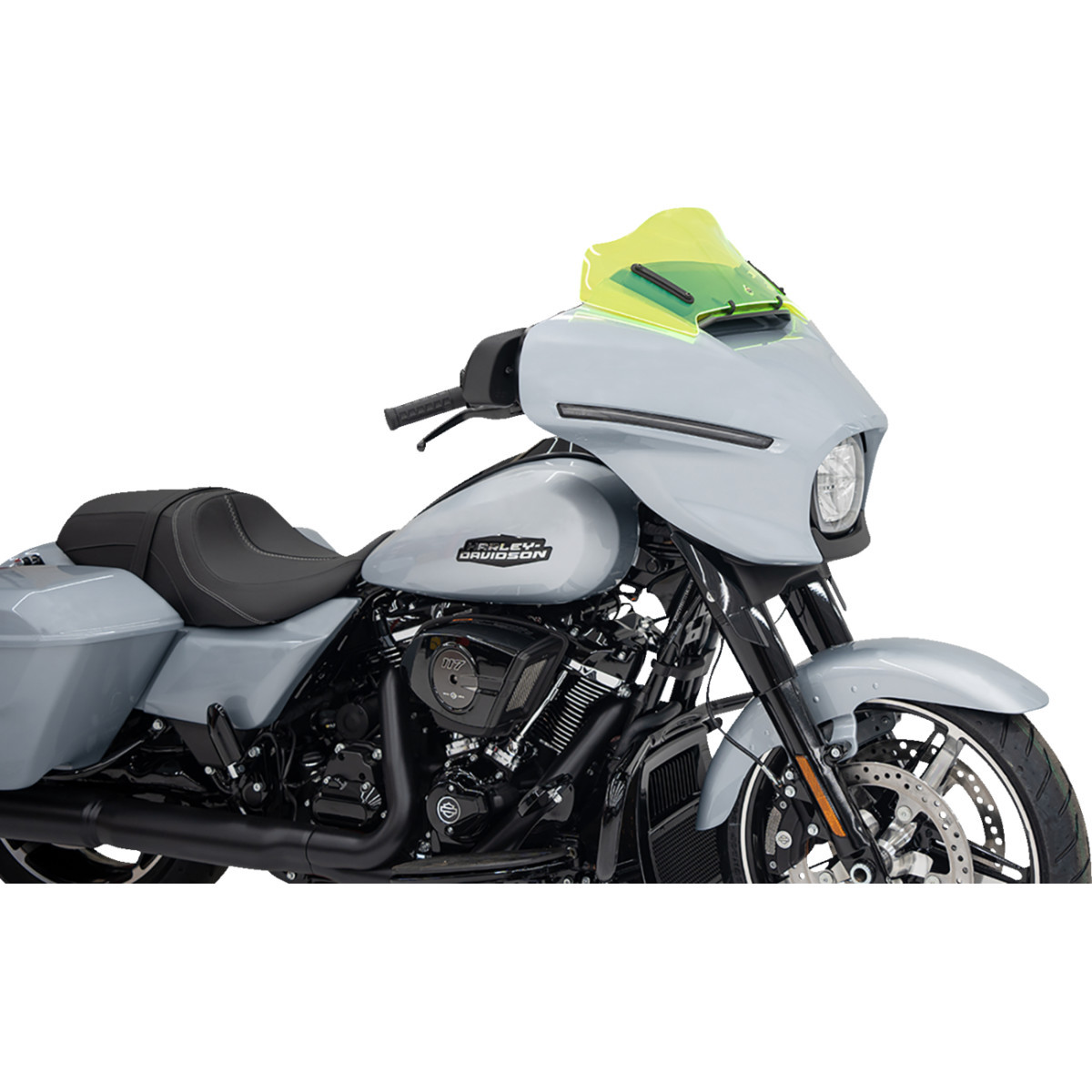 Klock Werks #KWW-01-0726 - Ice Flare® Windshield - 8" - Green Ice - FLHX