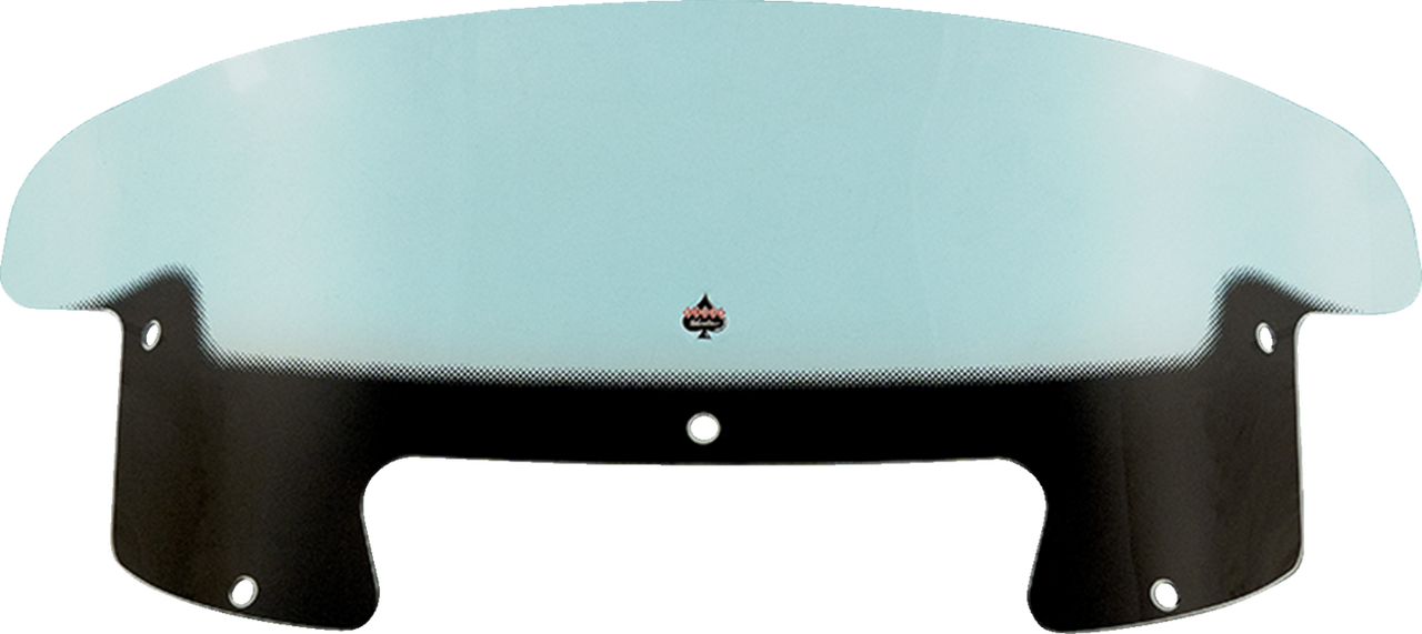 Klock Werks #KWW-04-0626 - Kolor Flare Windshield - 8" - Blue - Indian