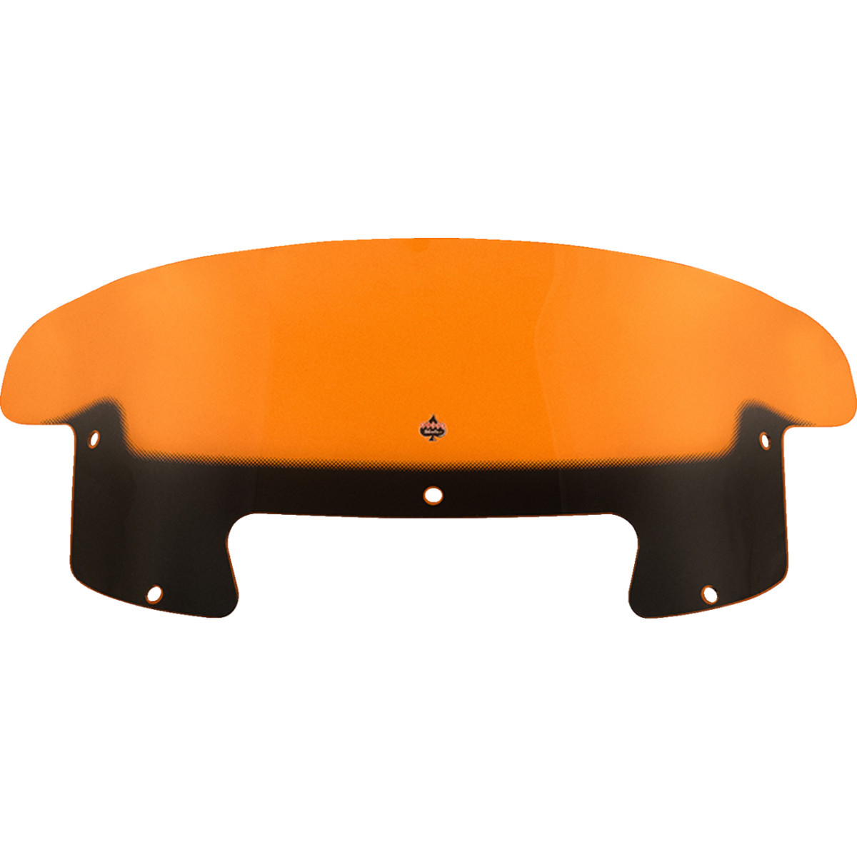 Klock Werks #KWW-04-0628 - Kolor Flare™ Windshield - 8" - Orange - Indian