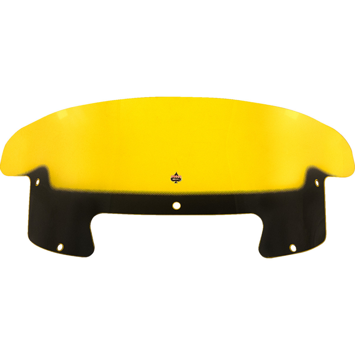 Klock Werks #KWW-04-0629 - Kolor Flare™ Windshield - 8" - Yellow - Indian