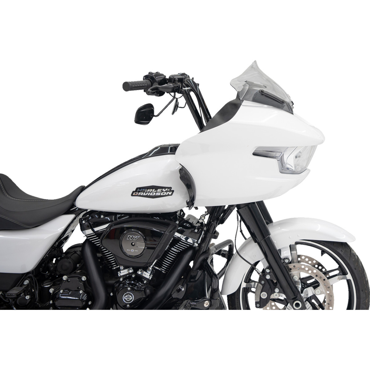 Klock Werks #KWW-01-0706-C - Sport Flare® Windshield - 10" - Clear - '23-'25 FLTRX
