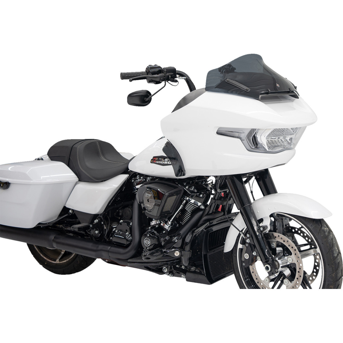 Klock Werks #KWW-01-0706-DS - Sport Flare® Windshield - 10" - Dark Smoke - '23-'25 FLTRX