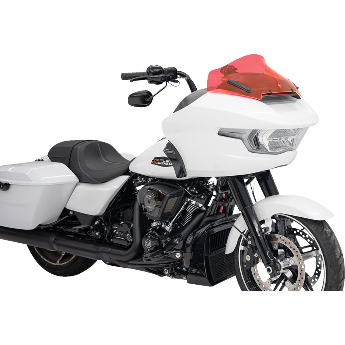 Klock Werks #KWW-01-0710 - Ice Flare® Windshield - 10" - Pink Ice - '23-'25 FLTRX