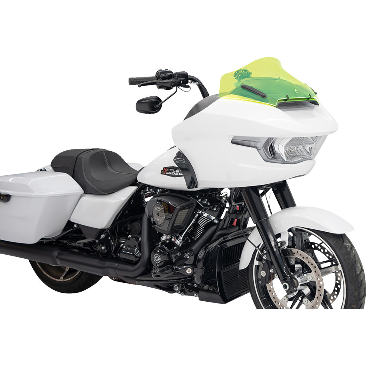 Klock Werks #KWW-01-0713 - Ice Flare® Windshield - 10" - Green Ice - '23-'25 FLTRX