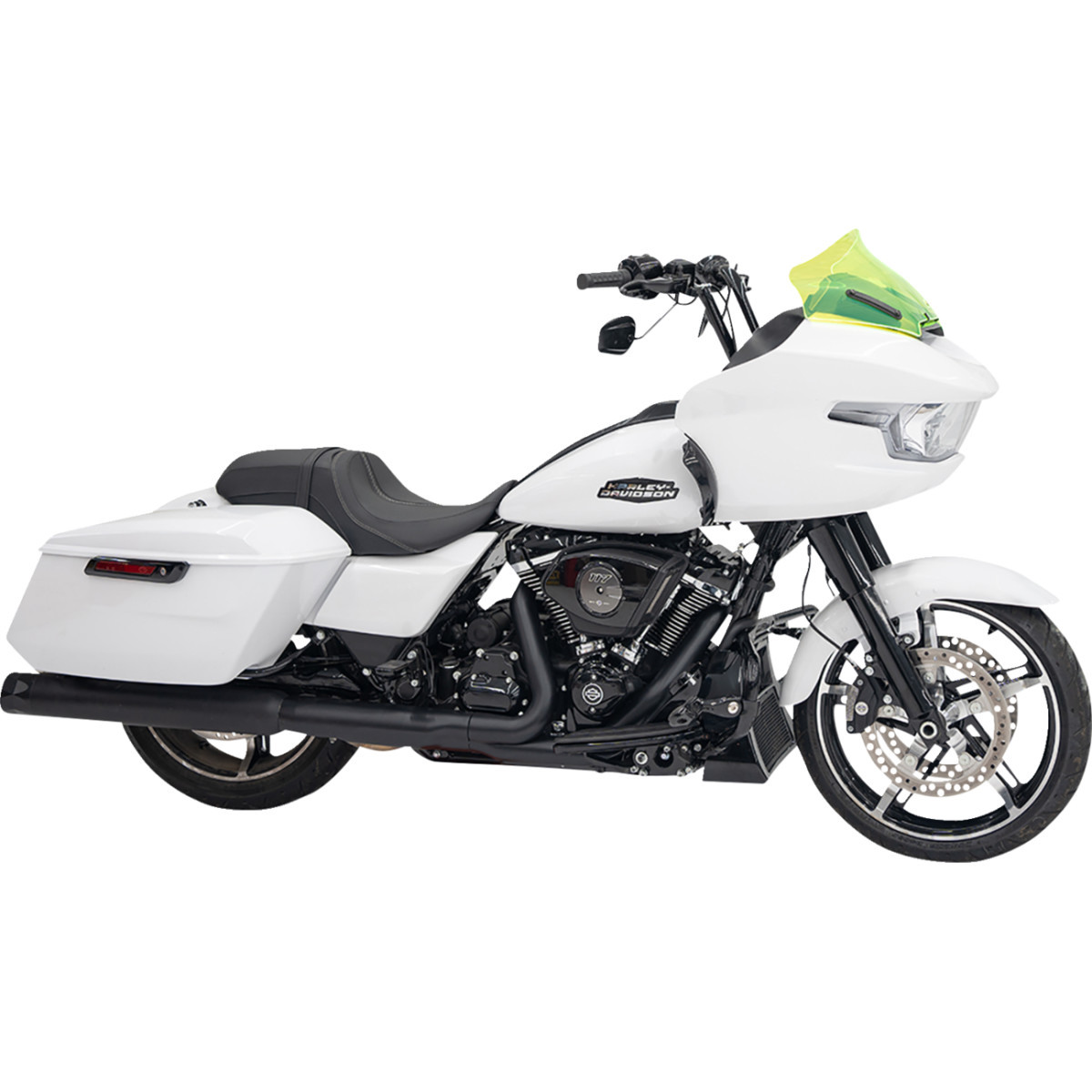 Klock Werks #KWW-01-0713 - Ice Flare® Windshield - 10" - Green Ice - '23-'25 FLTRX